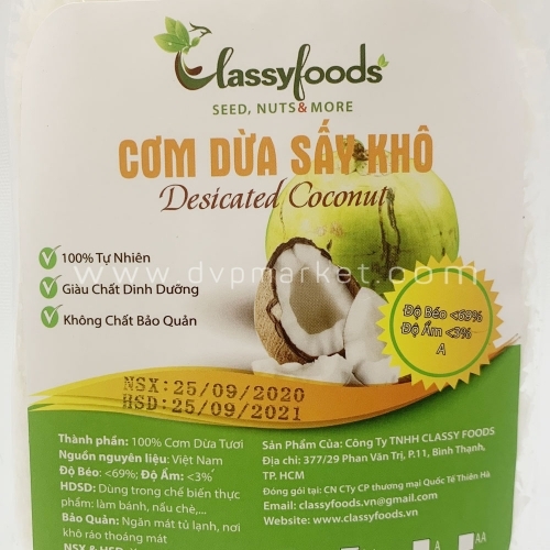 Classy - Cơm dừa sợi sấy khô 150g