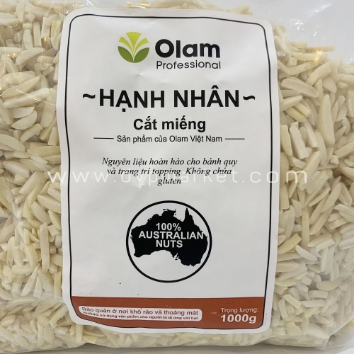 Olam - Hạnh nhân cắt hạt lựu 1kg