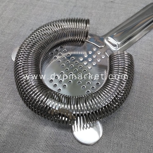 Dụng cụ chặn đá Strainer - Lỗ nhỏ hình thập - 16.5cm (Inox 304)