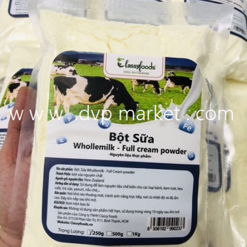 Whollemilk - Bột sữa nguyên kem 500g