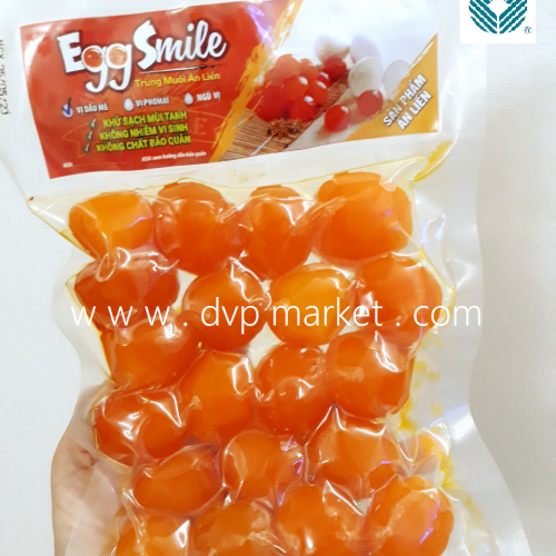 Egg Smile - Trứng muối chín vị dầu mè 14g (Vĩ 20 trứng)