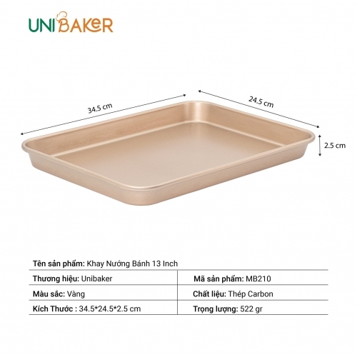 Unibaker - Khay nướng bánh 13" MB210