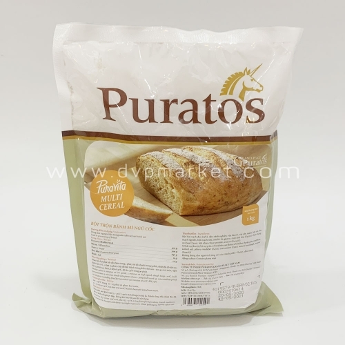 Puratos - Bột trộn sẵn Bánh mì ngũ cốc Puravita 1kg