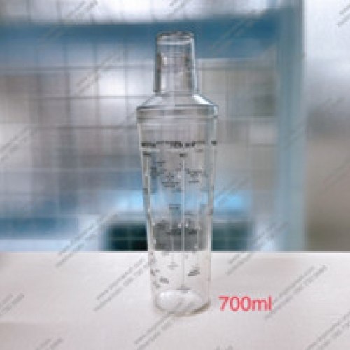 Shaker - Bình lắc pha chế - Nhựa trong - 700ml (nắp ly đong)