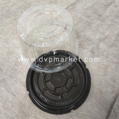S - Hộp bánh tròn đế đen A016 - 16cm - 1200 cái/thùng