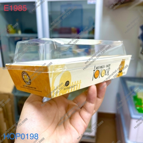 Hộp giấy nắp trong E1985 - Gấu Vàng (50c)