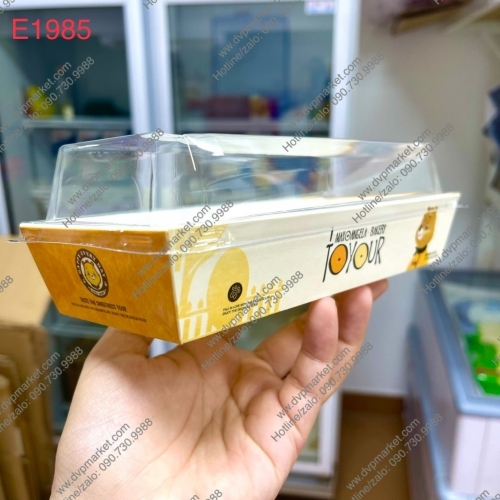 S - Hộp giấy nắp trong E1985 ( Gấu Vàng) - 1000 cái/thùng