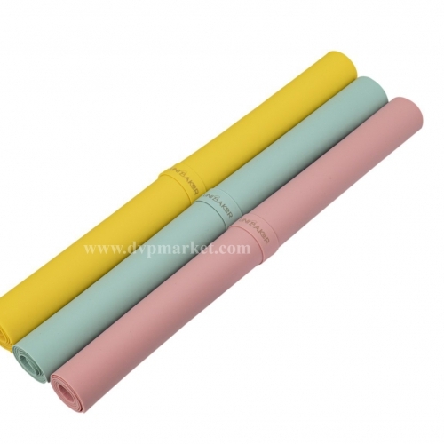 Unibaker - Thảm nhào bột silicon MB037 (40x60cm vàng-xanh-hồng)