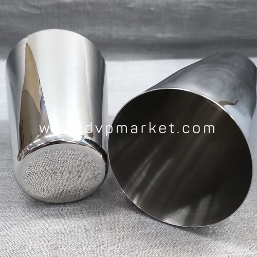 Shaker 2 mảnh - 1 đế - Inox - Sliver