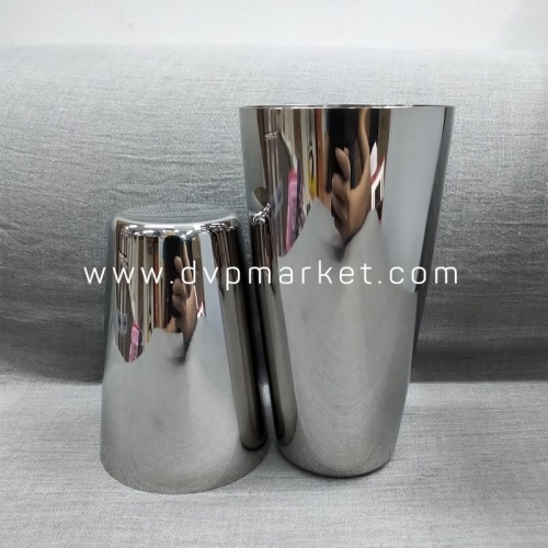 Shaker 2 mảnh - 1 đế - Inox - Sliver