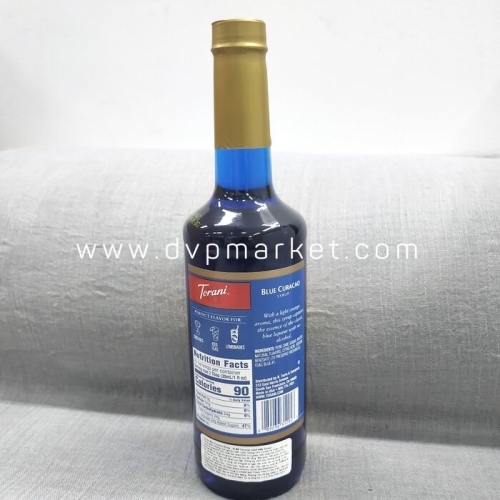 Syrup Torani Blue Curacao 750Ml - Vỏ cam xanh