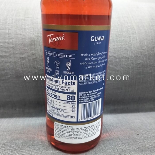 Syrup Torani Guava 750Ml - Ổi
