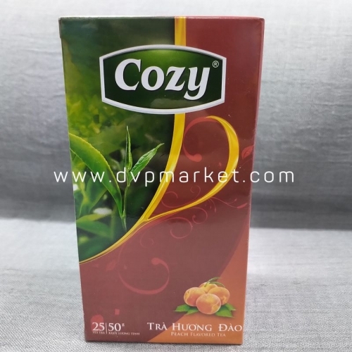 Cozy - Trà túi lọc - Đào - 50g (25 túi x 2g)