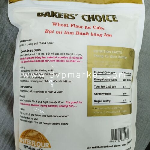 Bột Mì Bakers'Choice Số 08_1Kg