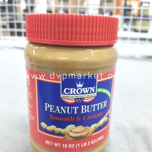 Bơ đậu phộng Crown 510g (Nắp đỏ)