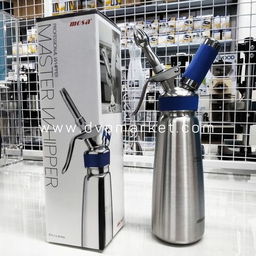 Mosa - Bình xịt kem tươi N2O - Inox - 0.5L