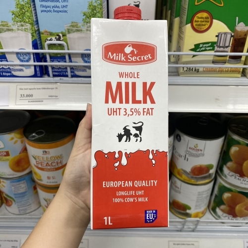 Secret - Sữa nguyên chất tiệt trùng UTH 1L