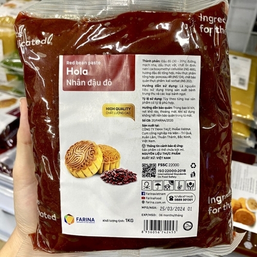 Hola - Nhân đậu đỏ 1kg