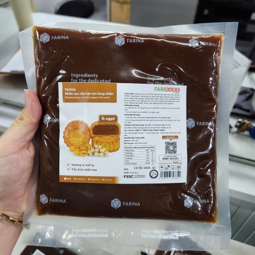 Taiwa - Nhân cao cấp hạt sen long nhãn 0.5kg