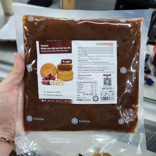 Taiwa - Nhân cao cấp hạt sen táo đỏ 0.5kg