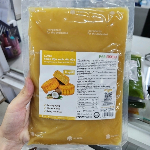 Luna - Nhân đậu xanh sữa dừa 1kg