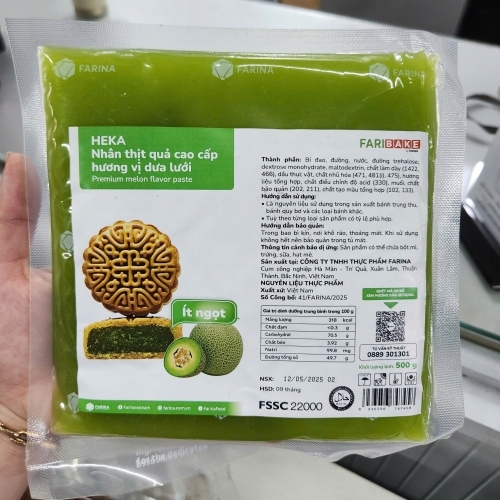 Heka - Nhân thịt quả Dưa Lưới 0.5kg
