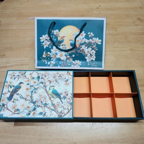 Set 05 bộ túi hộp TT 6 bánh 100g Thanh Quyên 2025