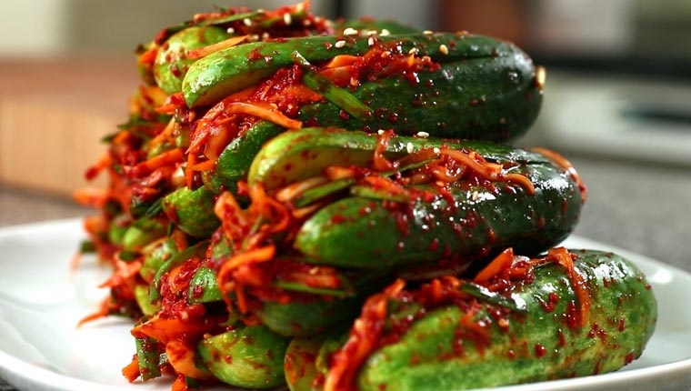Kimchi dưa leo thơm ngon có thể ăn được ngay sau khi làm 