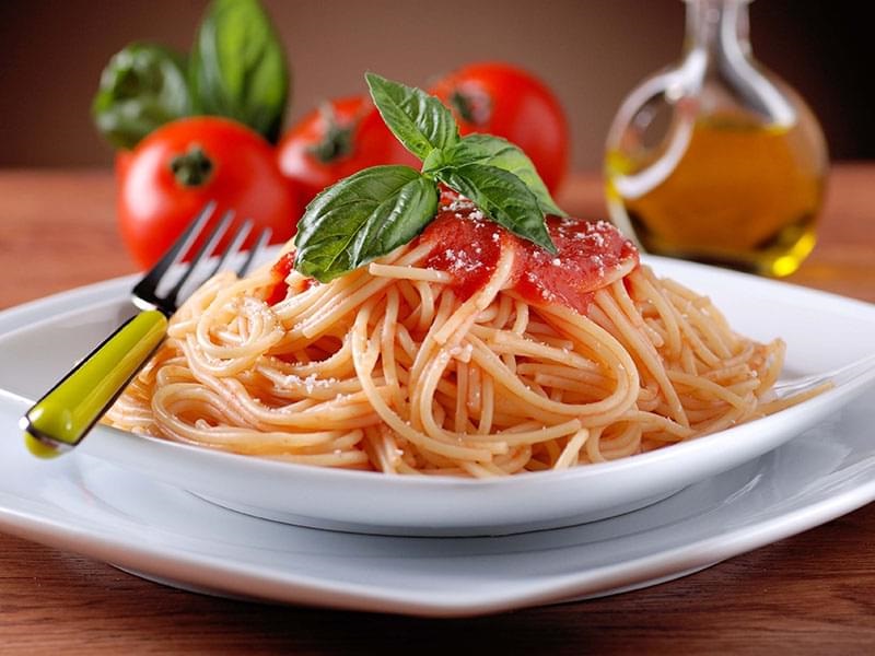 Spaghetti là món Pasta nổi tiếng nhất 