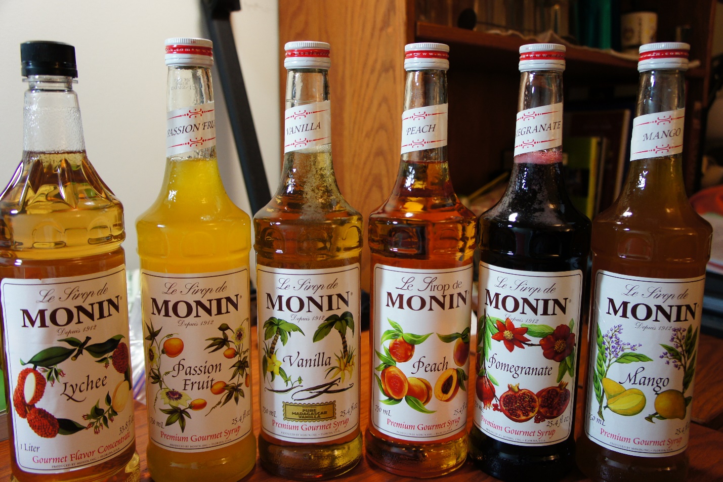 Syrup Monin đa dạng về hương vị trái cây