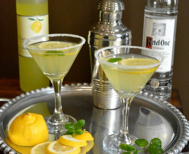 Lemon Drop Martini cocktail