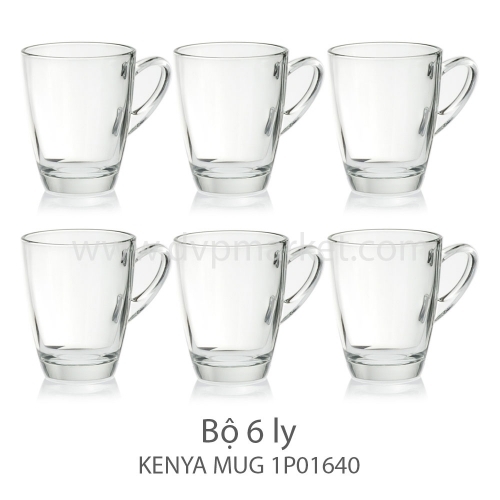 Ly thủy tinh Ocean Kenya Mug P01640 320ml (Hộp 6 cái)