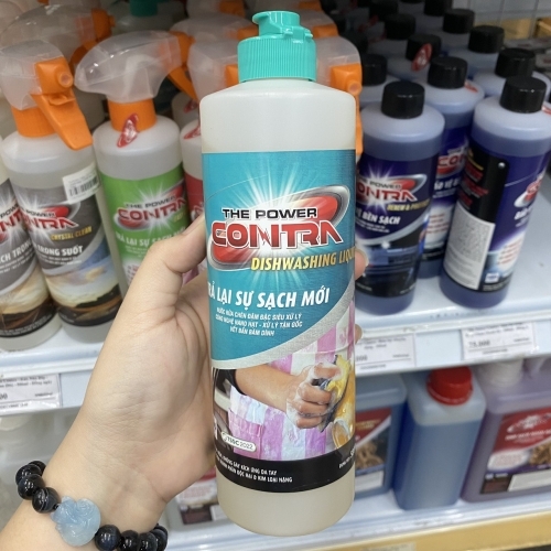 The Power Contra – Nước rửa chén đậm đặc siêu xử lý – 500ml