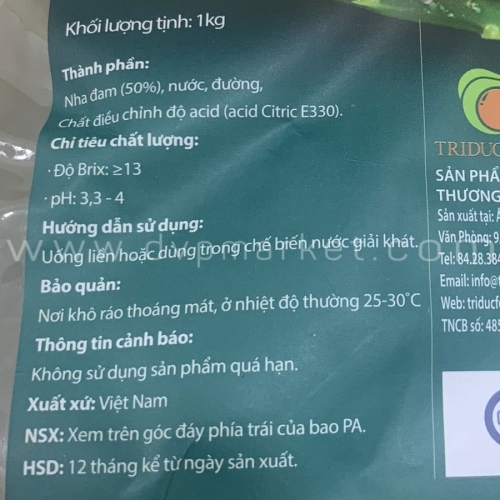 Thạch nha đam Sunfarm 1kg