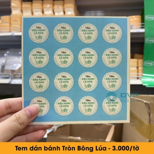 Tem trung thu - Tròn Bông Lúa 16c 2021