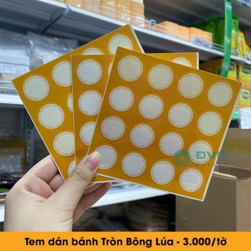 Tem trung thu - Tròn Bông Lúa 16c 2021