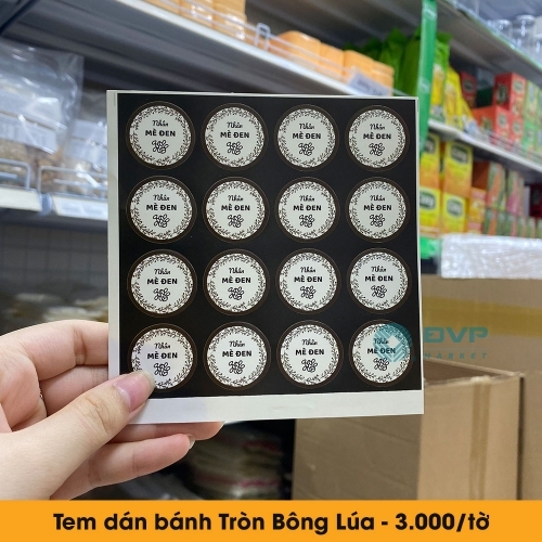 Tem trung thu - Tròn Bông Lúa 16c 2021