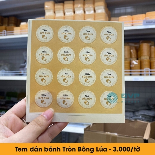 Tem trung thu - Tròn Bông Lúa 16c 2021