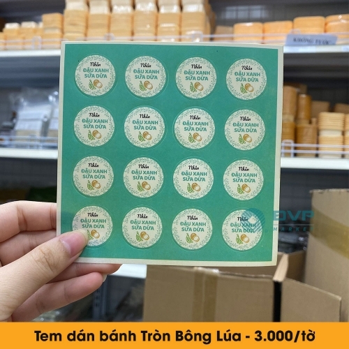 Tem trung thu - Tròn Bông Lúa 16c 2021