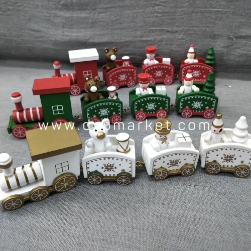 Bộ xe ngựa gỗ Noel