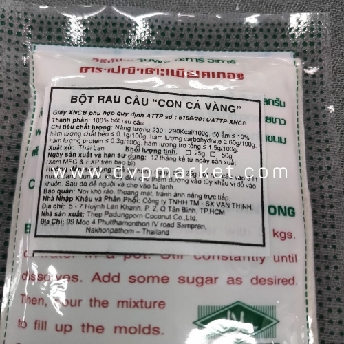 Bột rau câu con cá Thái 25g