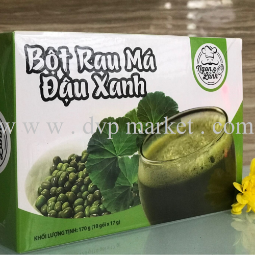 Bột rau má đậu xanh ECO 170g (10 gói x 17g)