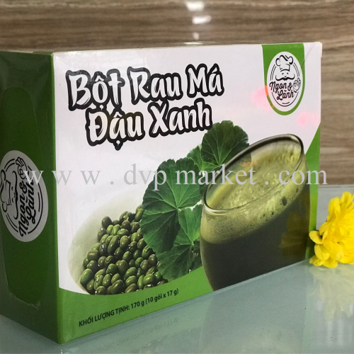 Bột rau má đậu xanh ECO 170g (10 gói x 17g)