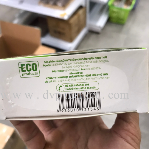 Bột rau má đậu xanh ECO 170g (10 gói x 17g)