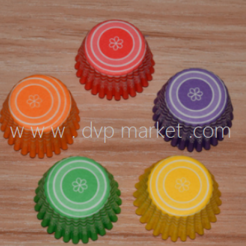 Cốc cupcake mềm F6 (trắng, nâu , các màu )