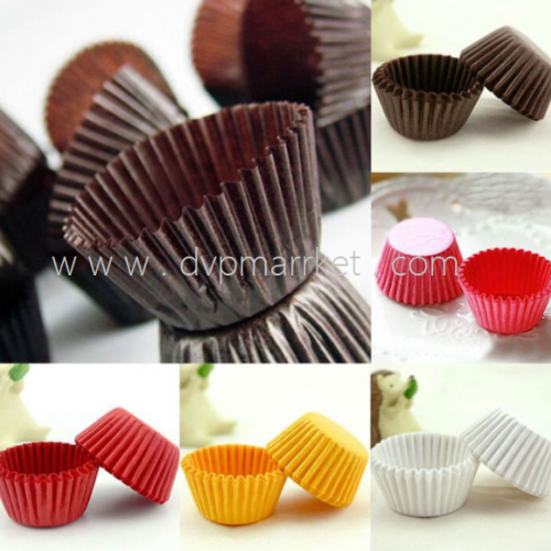 Cốc cupcake mềm F6 (trắng, nâu , các màu )