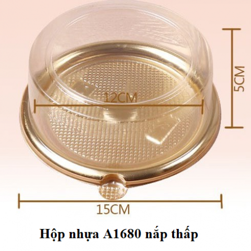 Hộp nhựa A1680 nắp thấp (nắp thấp )