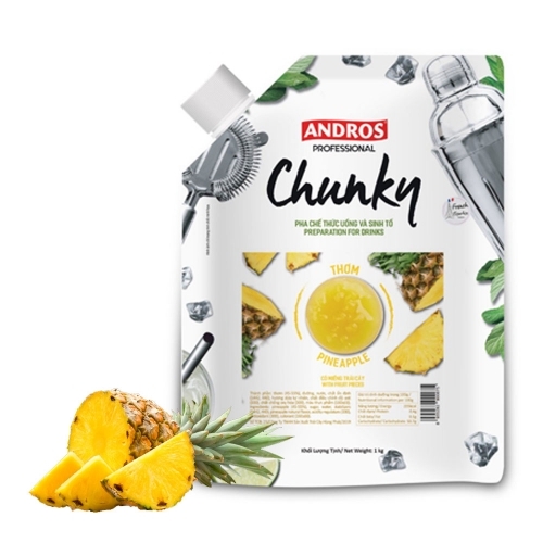 Mứt trái cây Andros Chunky 1kg - Thơm