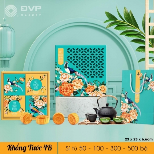 Bộ túi hộp TT 4 bánh 150-250g Khổng Tước 2021