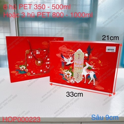 Set 05 hộp ngênh xuân 6h Tết 2023